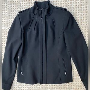 Elie Tahari black fabric jacket